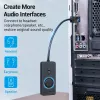 Vention USB 2.0 väline stereoadapter helitugevuse reguleerimisega 0,15 m must ABS