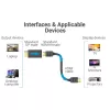 Vention DisplayPort-isane HDMI-emane adapter, must DP HDMI kullatud