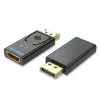 Vention DisplayPort-isane HDMI-emane adapter, must DP HDMI kullatud