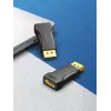 DisplayPort-HDMI-adapter Vention HBOB0, DisplayPort-isane–HDMI-emane, must, kullatud kontaktid