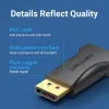 DisplayPort-HDMI-adapter Vention HBOB0, DisplayPort-isane–HDMI-emane, must, kullatud kontaktid
