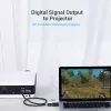 DisplayPort–HDMI adapter Vention HBKB0 – DP isane HDMI emasele, must, kullatud kontaktidega
