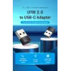 USB-adapter Vention CDWB0 USB 2.0 isane USB-C-emane must PVC