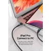 USB-adapter Vention CDWB0 USB 2.0 isane USB-C-emane must PVC
