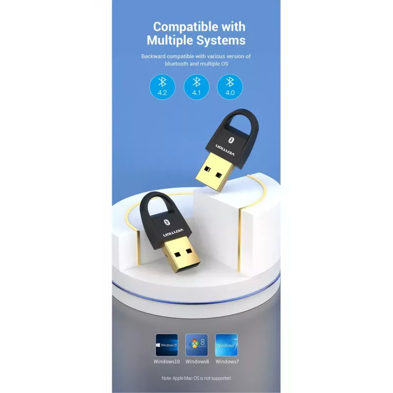 USB Bluetooth 5.0 adapter Vention CDSB0 Must