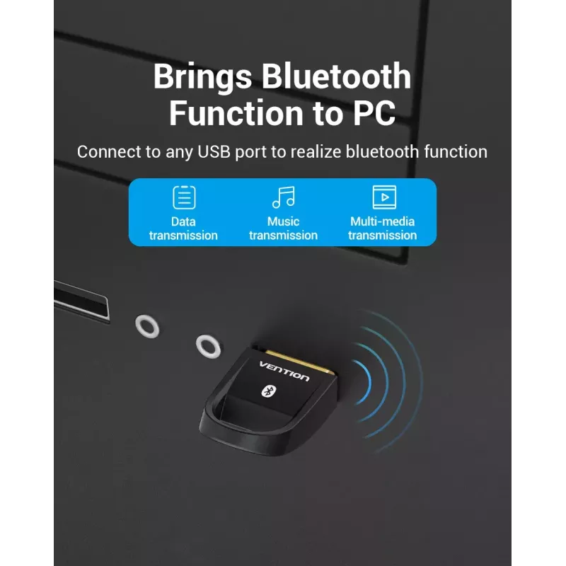 USB Bluetooth 5.0 adapter Vention CDSW0 juhtmega ühenduvus