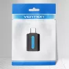 Vention USB-C to USB 3.0 OTG Adapter CDUB0 – USB-C isane USB-A emasele, must PVC, nikeldatud kontaktidega