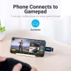 Vention USB-C to USB 3.0 OTG Adapter CDUB0 – USB-C isane USB-A emasele, must PVC, nikeldatud kontaktidega