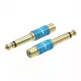 Heliadapter Vention VDD-C03 — 6,5 mm (isane) RCA-le (emane), kullatud kontaktidega, sinine