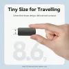 Vention 2-in-1 USB 3.2 Gen 1 (USB 3.0) kaardilugeja — SD ja MicroSD, must, kompaktne