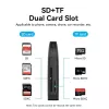 Vention 2-in-1 USB 3.0 A kaardilugeja SD+TF, USB 3.2 Gen 1, 5000 Mbit/s, must