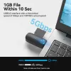 Vention 2-in-1 USB 3.0 A kaardilugeja SD+TF, USB 3.2 Gen 1, 5000 Mbit/s, must