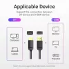 Vention DP HDMI kaablile 1,5 m must DisplayPort HDMI 1,5 m