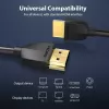 Vention kaasaskantav HDMI-kaabel 0,5 m, must, HDMI 2.0, 18 Gbit/s