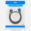 Vention kaasaskantav HDMI-kaabel 0,5 m, must, HDMI 2.0, 18 Gbit/s