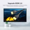 Vention Portable HDMI kaabel 1M Must 2.0 18 Gbit/s
