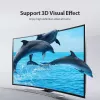 Vention Portable HDMI kaabel 1M Must 2.0 18 Gbit/s