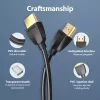 Vention Portable HDMI kaabel 3M Must HDMI 2.0 18 Gbit/s