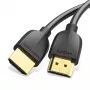 Vention Portable HDMI kaabel 3M Must HDMI 2.0 18 Gbit/s