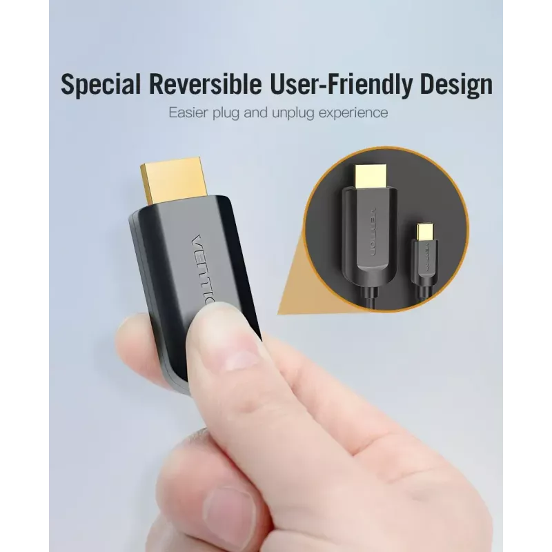 Vention USB-C to HDMI kaabel 2M Must USB USB-C HDMI