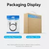 DisplayPort isane-isane kaabel Vention 1,5 m, 4K HD, must, 6 mm läbimõõt