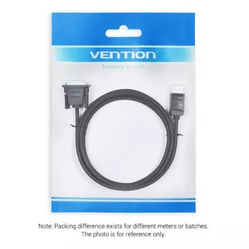 DisplayPort-DVI-kaabel Vention HAFBH — DisplayPort DVI-le, 1 m, must, 5,2 mm