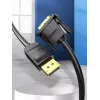 DisplayPort-DVI-kaabel Vention HAFBH — DisplayPort DVI-le, 1 m, must, 5,2 mm