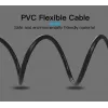 Audio kaabel Vention 3.5mm male to 2×RCA male, 1,5 m, alumiinium/must