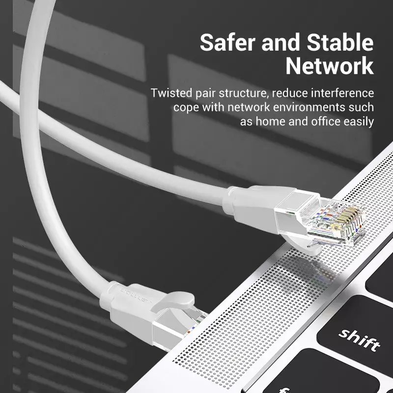 Võrgukaabel Vention Cat.6 UTP patch-kaabel RJ-45 0,5 m hall