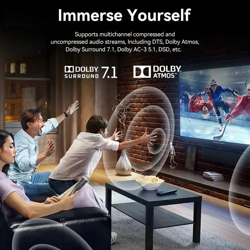Vention 2-pordiline kahesuunaline 8K HDMI lüliti AKPH0, HDMI 2.1, 7680×4320@60Hz, USB-C toide, alumiinium, hall