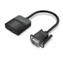 VGA-HDMI konverter Vention 0,15M Must VGA HDMI Mikro-USB Heli