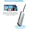 Vention USB-C dokkimisjaam, HDMI, USB 3.0x3, SD, TF, PD 100W, hall