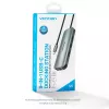 Dokkimisjaam Vention mitmeotstarbeline USB-C HDMI-le USB3.0x3 RJ45 SD TF TRRS 3,5 mm PD 0,15 m hall alumiiniumsulam
