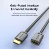 HDMI-kaabel Vention AHCBF 1 m, HDMI-A isane HDMI-A emasele, 18 Gbit/s, 4K, must