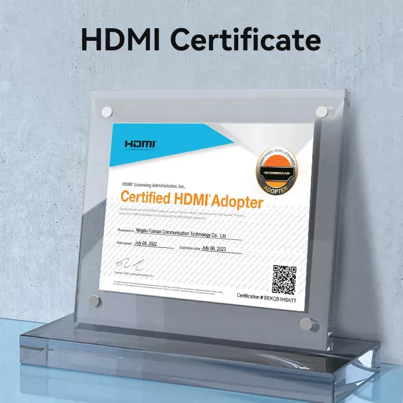 HDMI-kaabel Vention AHCBF 1 m, HDMI-A isane HDMI-A emasele, 18 Gbit/s, 4K, must