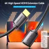 HDMI-kaabel Vention AHCBF 1 m, HDMI-A isane HDMI-A emasele, 18 Gbit/s, 4K, must