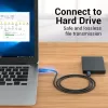 USB 2.0 A–A kaabel Vention 2 m, must PVC, USB A USB A-le, 0,48 Gbit/s