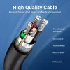 USB 2.0 A–A kaabel Vention 2 m, must PVC, USB A USB A-le, 0,48 Gbit/s