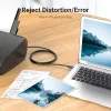 USB 2.0 A-isane B-isasele kaabel 3 m — Vention — must PVC, 480 Mbit/s, 2 A