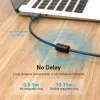 USB 2.0 A-pistik B isasele kaabel Vention COQBJ, 0.5 m, must, PVC kest, 2 A, 0.48 Gbit/s