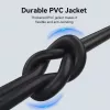 Vention USB 2.0 A-isane C-isasele 3A kaabel 0,25M Must
