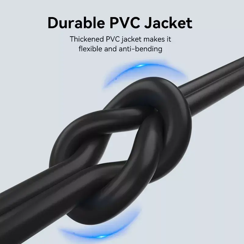 Vention USB 2.0 A-isane C-isasele 3A kaabel 0,25M Must
