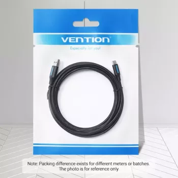 Vention USB 2.0 A-pistik USB C isasele 3A kaabel 0,5 m must