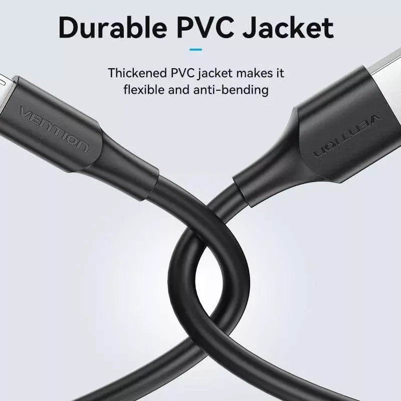 Vention USB 2.0 A-pistik Micro-B isasele 2A kaabel 2 m must