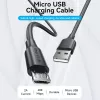 Vention USB 2.0 A-pistik Micro-B isasele 2A kaabel 2 m must