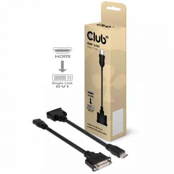 CLUB3D HDMI to DVI Single Link Passive Adapter 0.40 m HDMI DVI