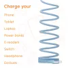 CLUB3D USB-C® Magnetic-Coil 240W PD3.1 Blue kaabel 2m / 6.56ft Fast Charging