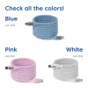 CLUB3D USB-C® Magnetic-Coil 240W PD3.1 Blue kaabel 2m / 6.56ft Fast Charging