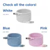 USB-C magnetpooliga kaabel Club 3D CAC-3032 — valge, magnetpooli disain laadimiseks ja andmeedastuseks