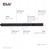 CLUB3D 10-1 kaasaskantav dokk USB USB-C® 10Gbps HDMI™-le 8K30Hz PD3.1 max 140W